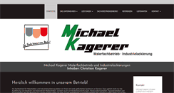 Desktop Screenshot of maler-kagerer.de