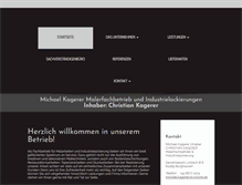 Tablet Screenshot of maler-kagerer.de